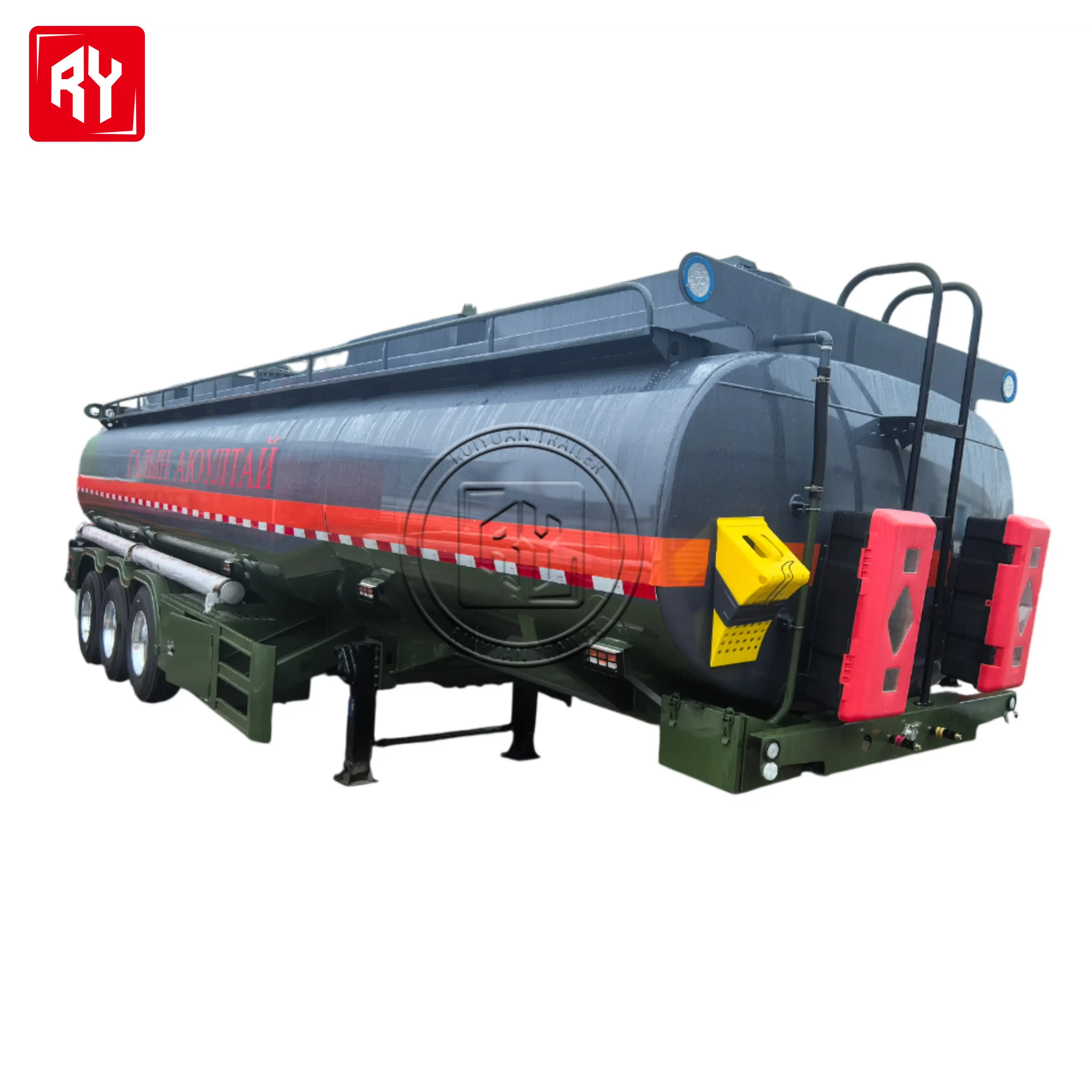 45000000L Cov pa roj carbon hlau tanker semi trailer