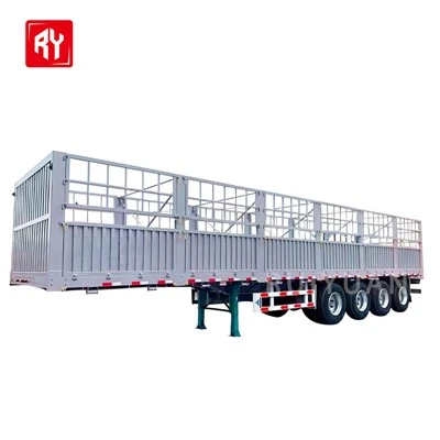 4 Qag Laj Kab Cargo Tsheb Trailer